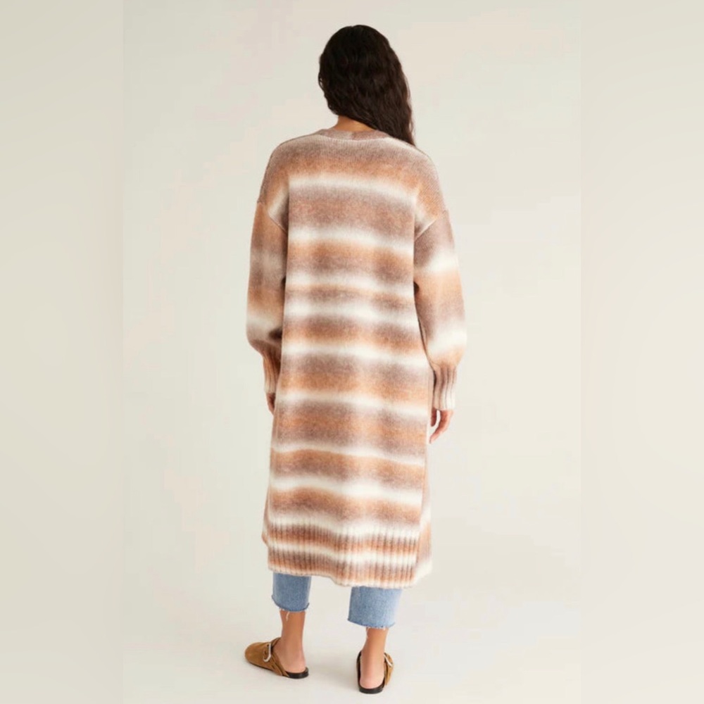 Z Supply Naya Marled Cardigan in Light Taupe - Picture 4 of 4
